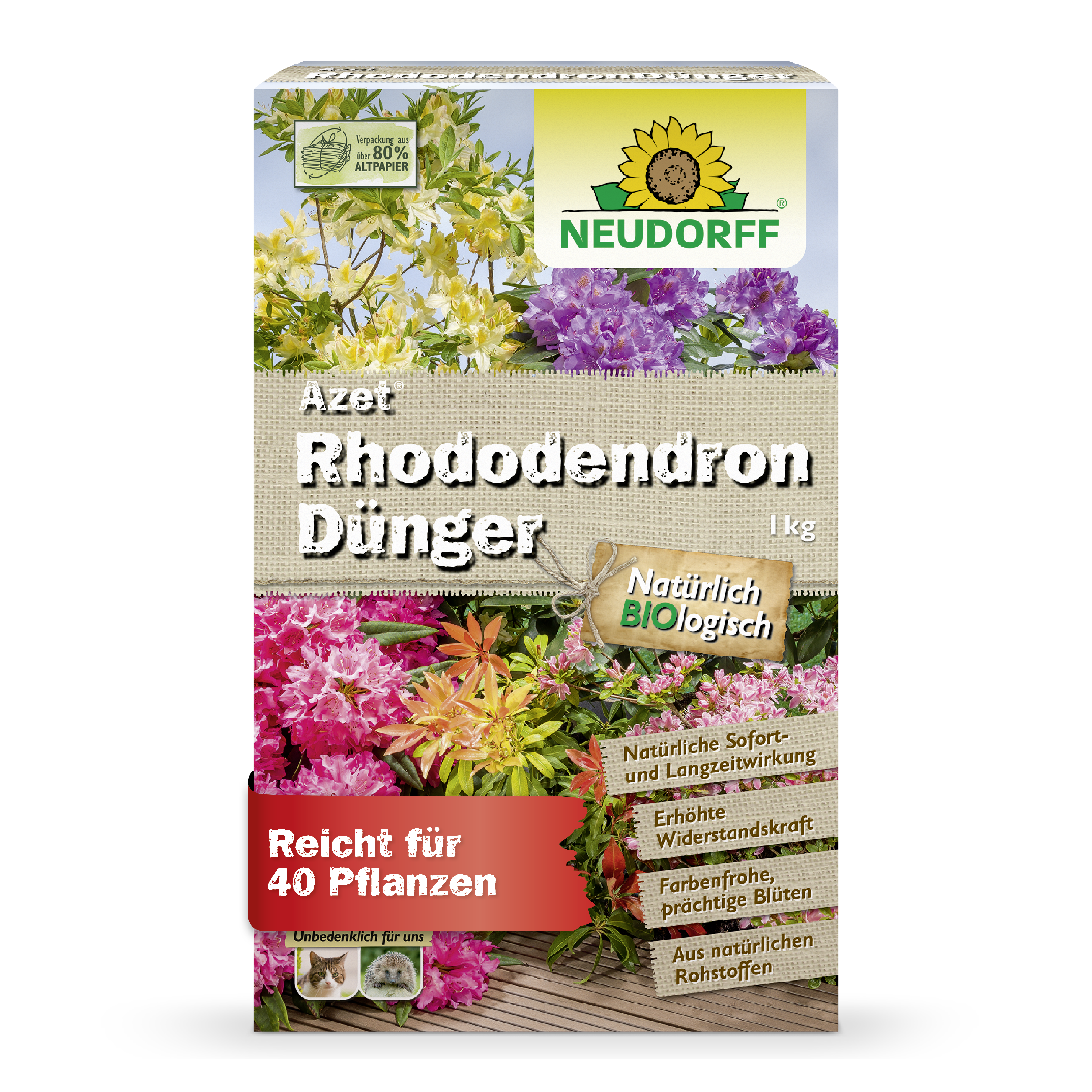 Azet RhododendronDünger – Neudorff Shop