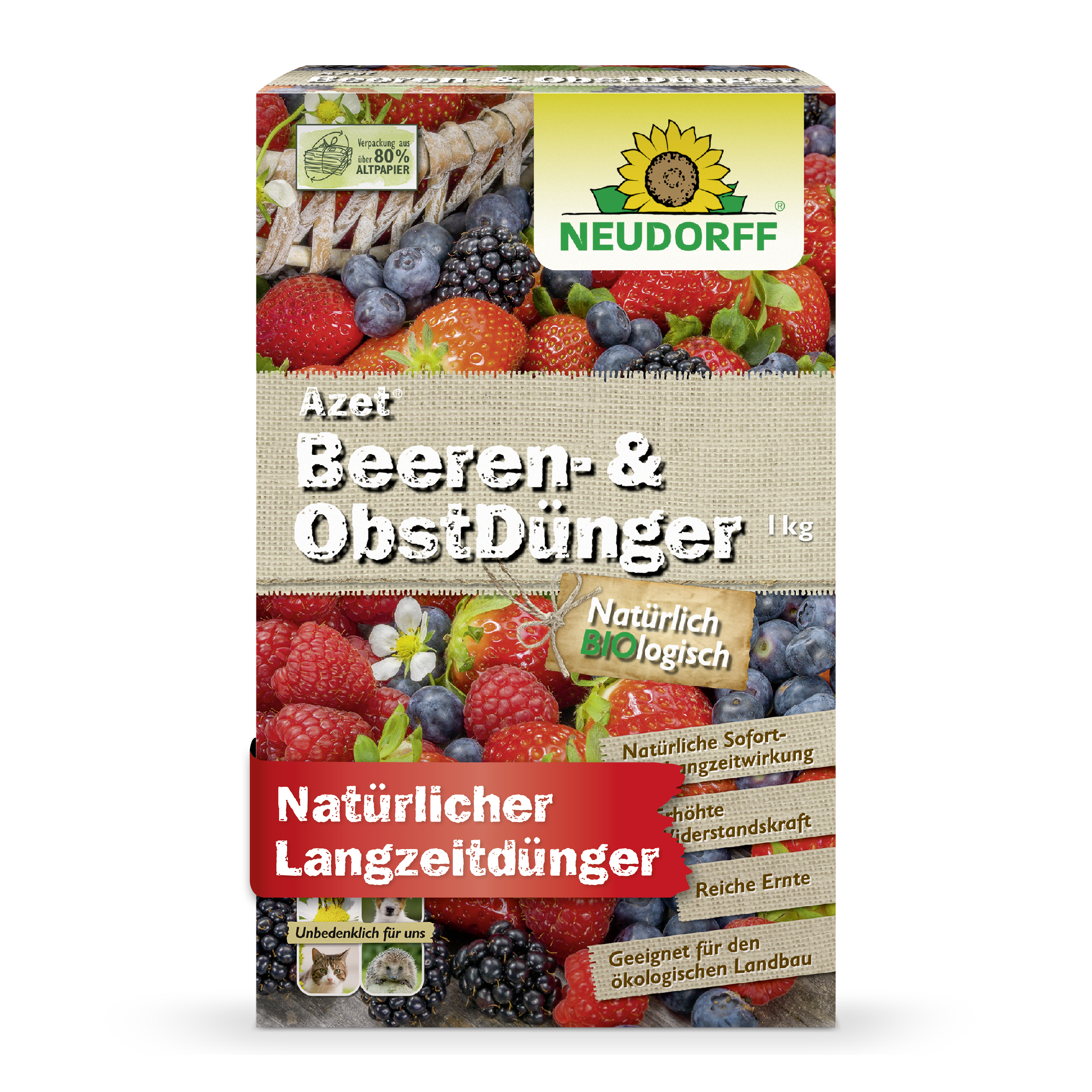 Neudorff Azet Beeren- Und ObstDünger 2,5 Kg Obst Wein Erdbeeren Johannisbeeren - Foto 11