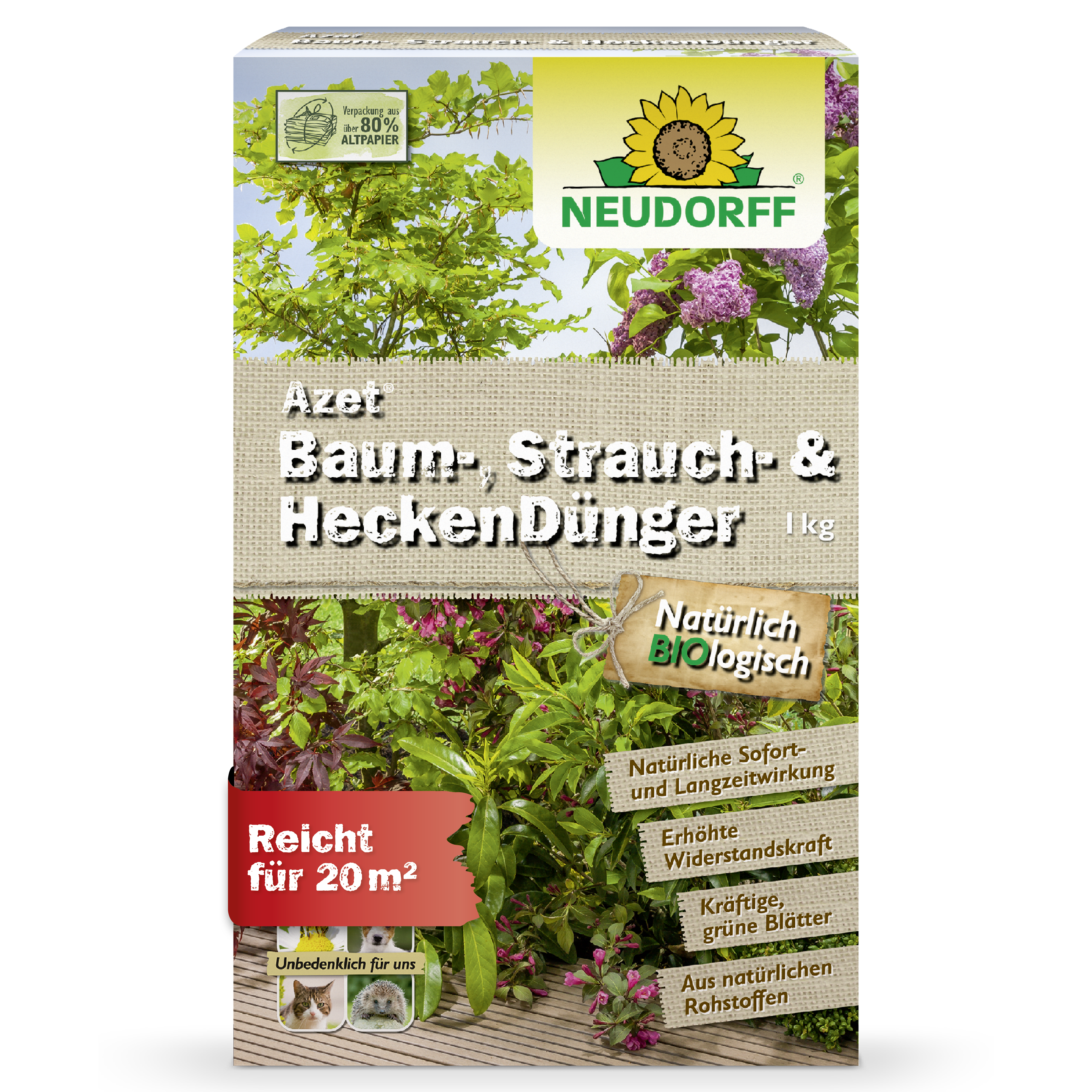 Azet Baum-, Strauch- & HeckenDünger – Neudorff Shop