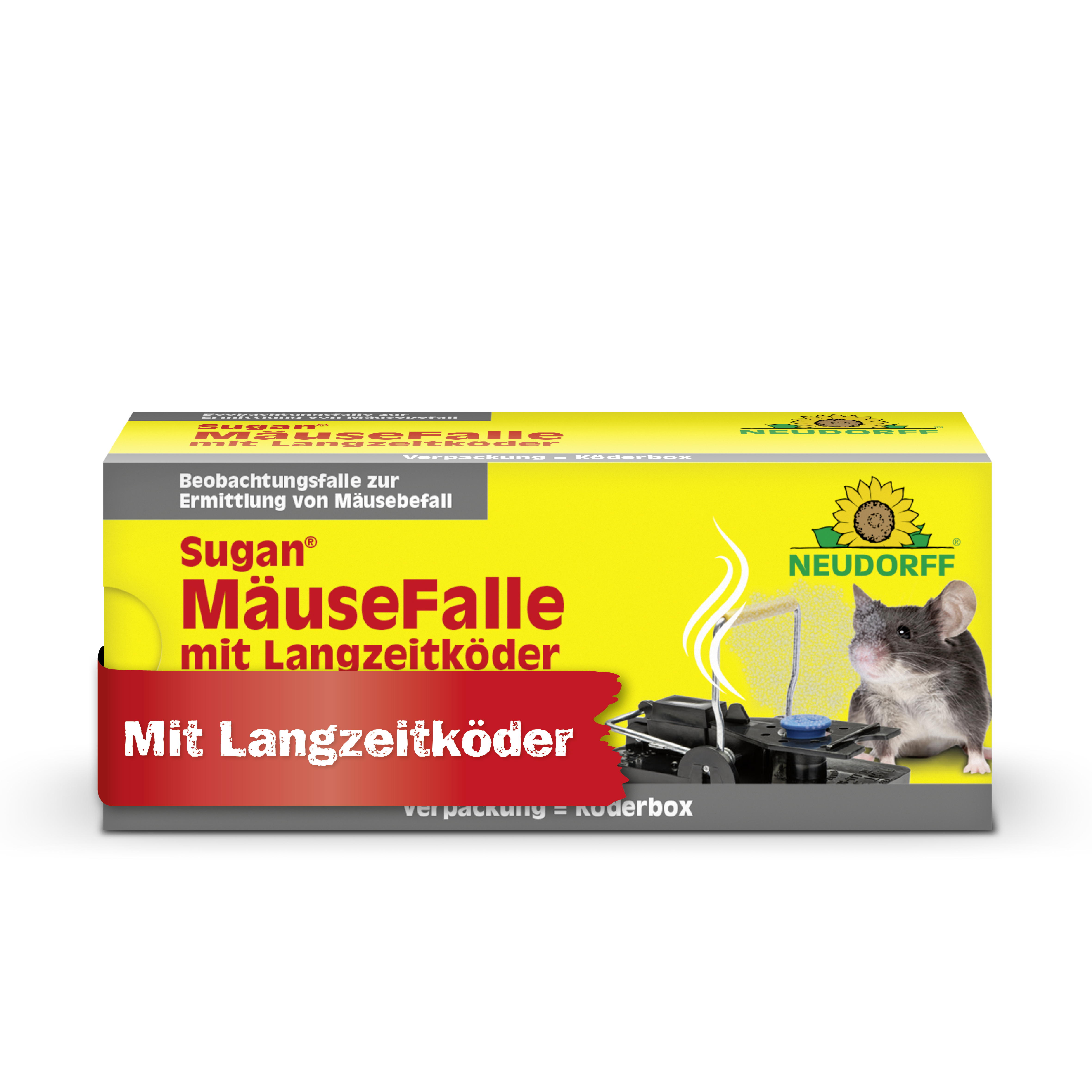 Sugan MäuseFalle mit Langzeitköder zur giftfreien Mäusebekämpfung –  Neudorff Shop