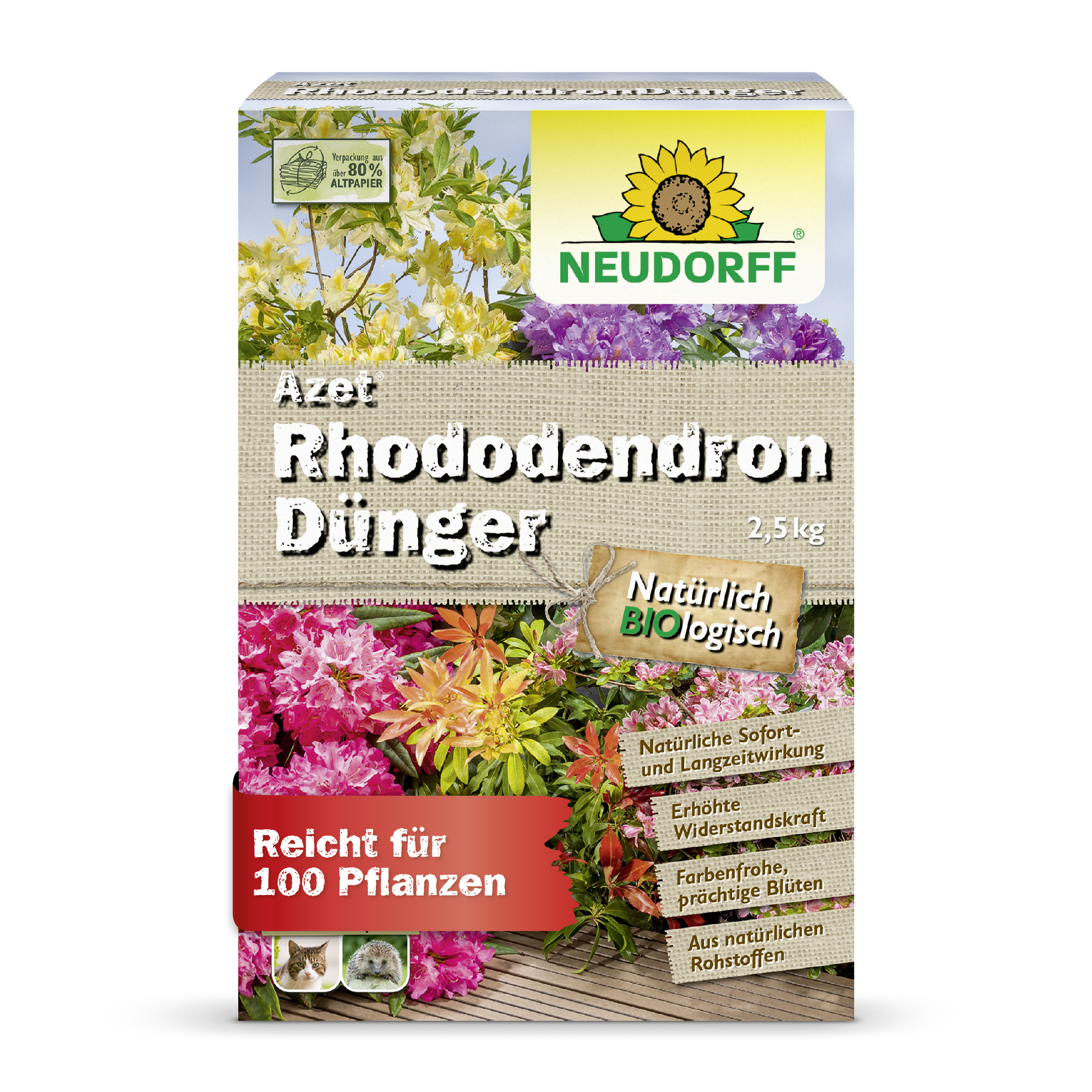 Azet RhododendronDünger – Neudorff Shop