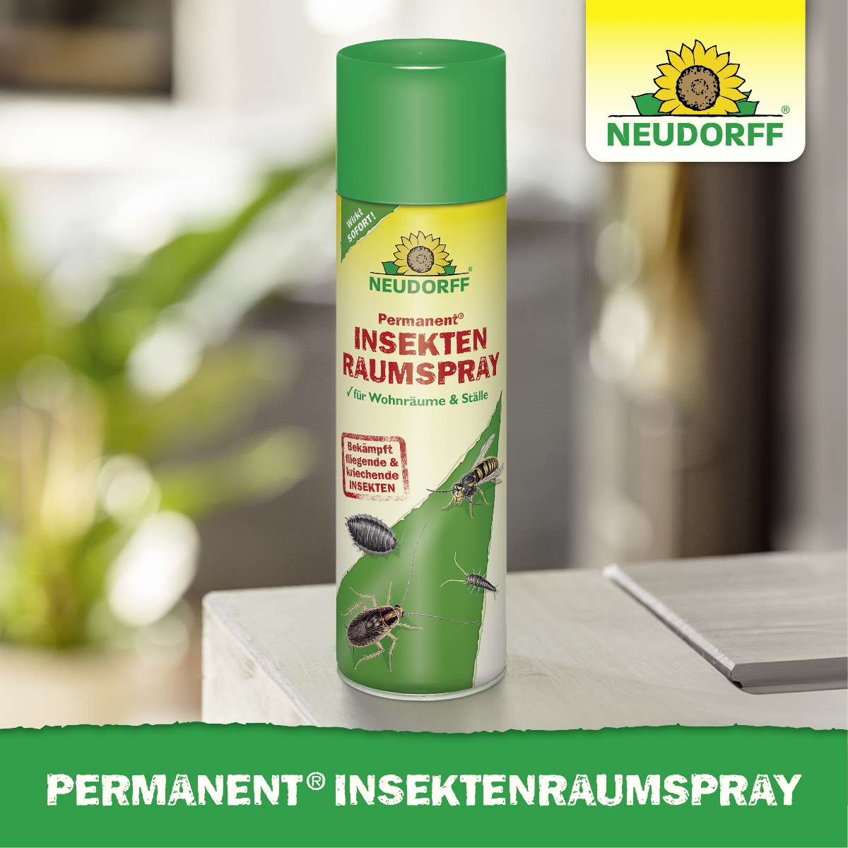 Permanent InsektenRaumspray: Fliegen, Mücken & Schaben vertreiben – Neudorff Shop