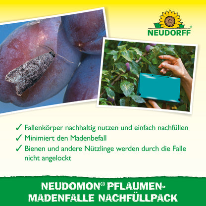 Neudomon PflaumenmadenFalle Nachfüllpack