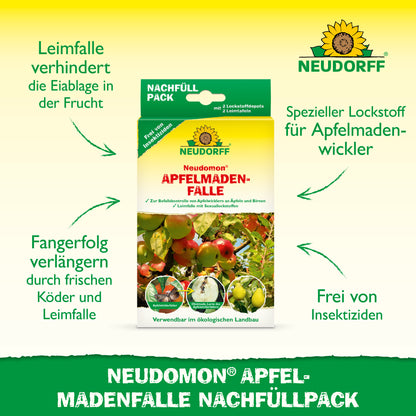 Neudomon ApfelmadenFalle Nachfüllpack