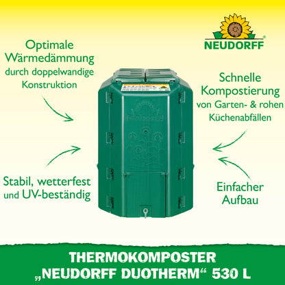 Thermokomposter "Neudorff DuoTherm" 530 L