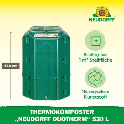 Thermokomposter "Neudorff DuoTherm" 530 L