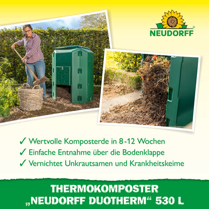 Thermokomposter "Neudorff DuoTherm" 530 L