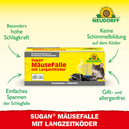 Sugan MäuseFalle mit Langzeitköder