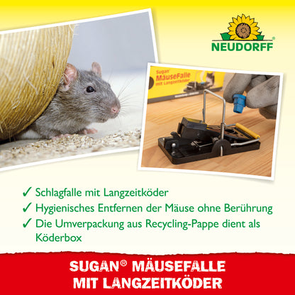 Sugan MäuseFalle mit Langzeitköder