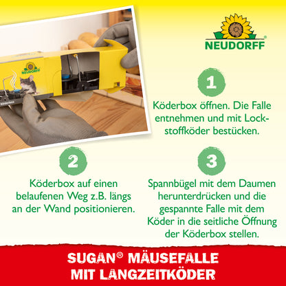 Sugan MäuseFalle mit Langzeitköder