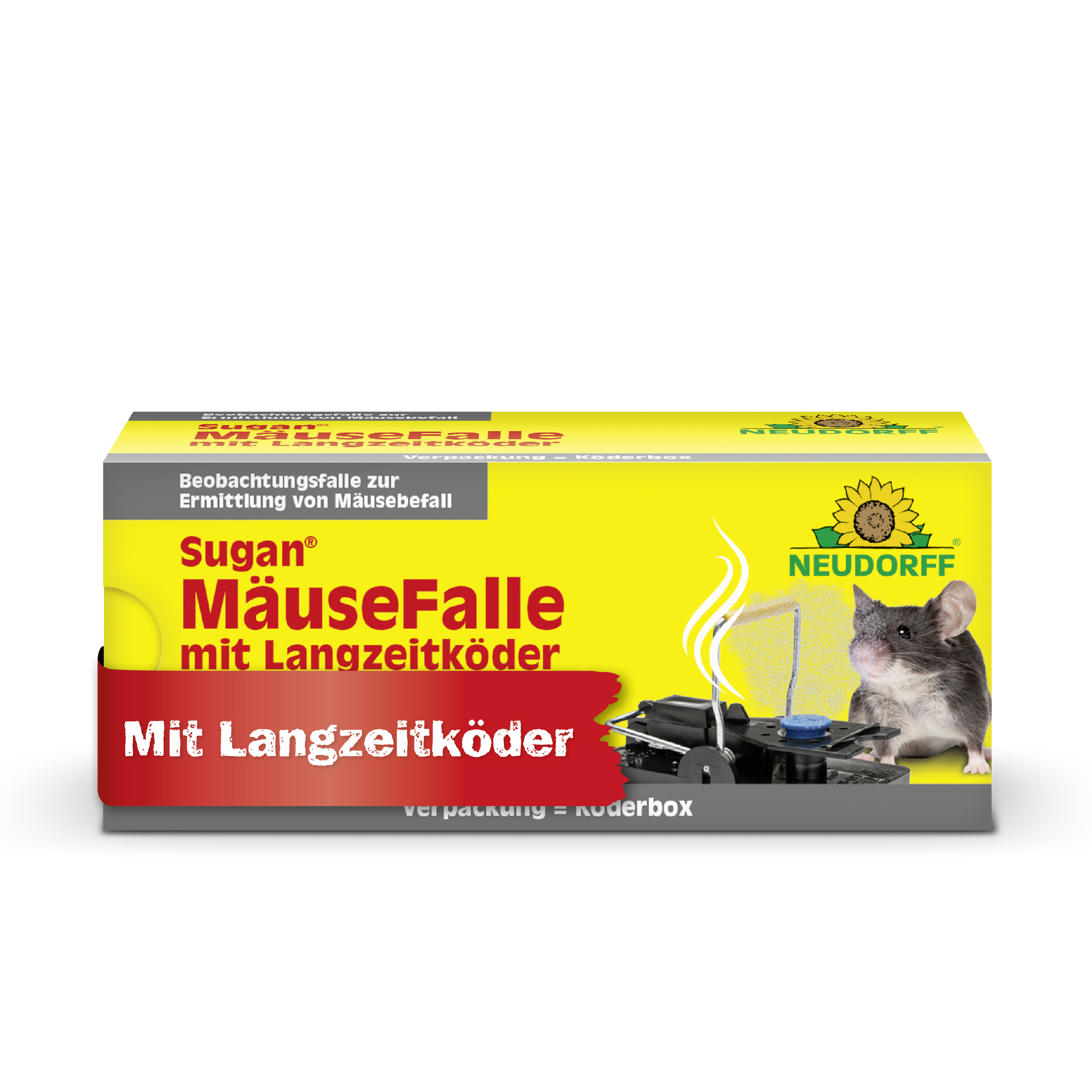 Sugan MäuseFalle mit Langzeitköder zur giftfreien Mäusebekämpfung –  Neudorff Shop