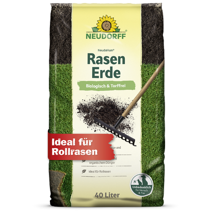 NeudoHum Rasenerde kaufen – Nährstoffreiche Erde für gesunden Rasen – Neudorff Shop
