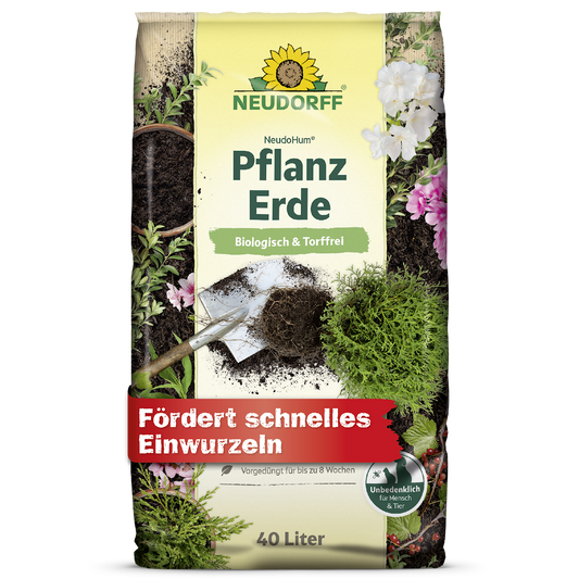 NEUDOHUM Pflanzerde fördert ein schnelles Einwurzeln