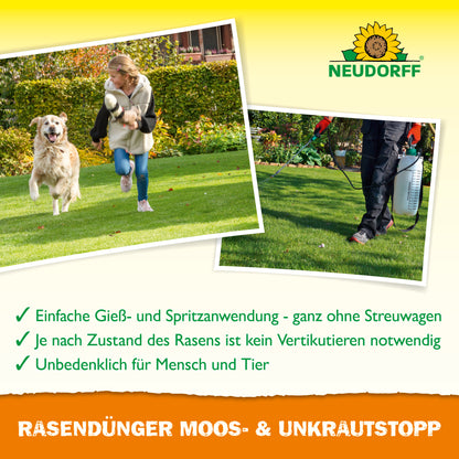 RasenDünger Moos- & UnkrautStopp flüssig