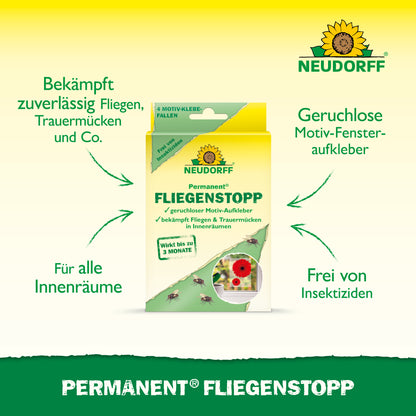 Permanent Fliegenstopp Motiv