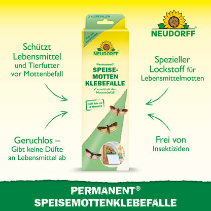 Permanent SpeisemottenKlebefalle