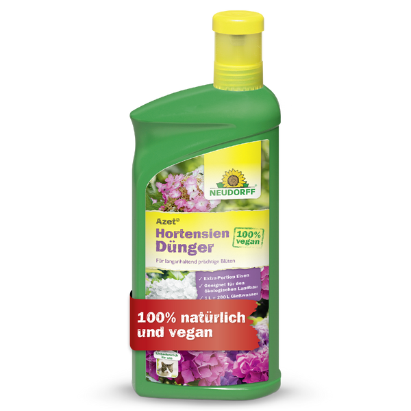 Azet HortensienDünger flüssig – Neudorff Shop