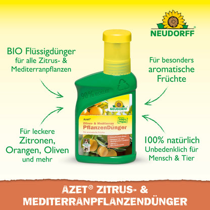 Azet Zitrus- & MediterranpflanzenDünger flüssig