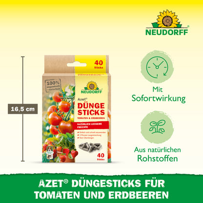 Azet Düngesticks für Tomaten & Erdbeeren