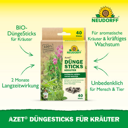 Azet Düngesticks für Kräuter