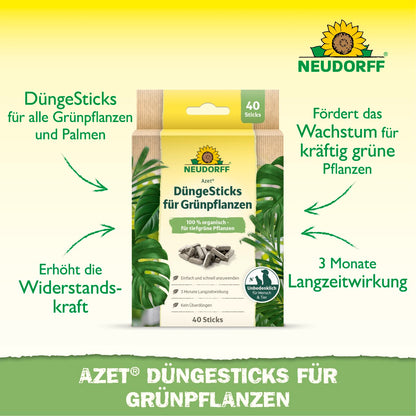 Azet Düngesticks für Grünpflanzen