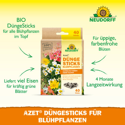 Azet Düngesticks für Blühpflanzen