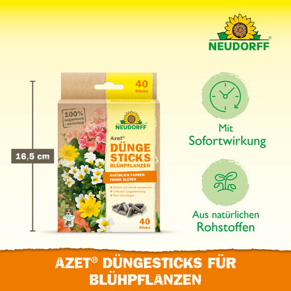 Azet Düngesticks für Blühpflanzen