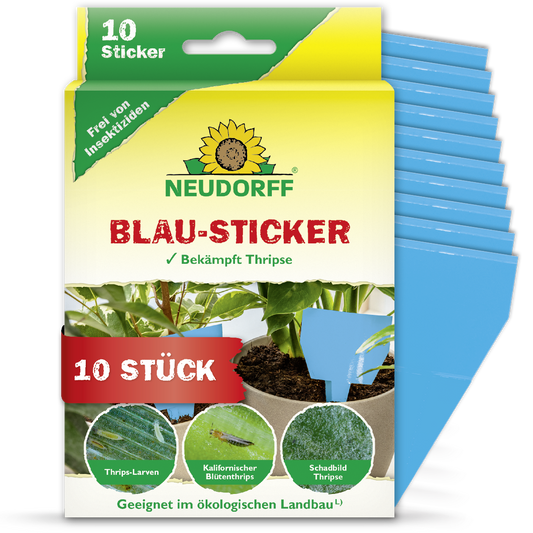 Blau-Sticker