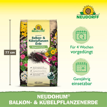 NeudoHum Balkon -& KübelpflanzenErde