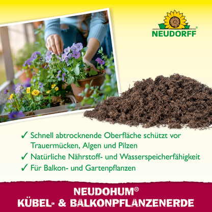 NeudoHum Balkon -& KübelpflanzenErde