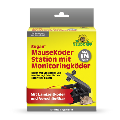 Sugan MäuseKöderStation mit Monitoringköder
