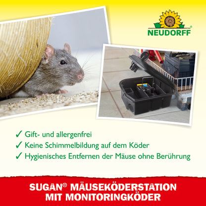Sugan MäuseKöderStation mit Monitoringköder