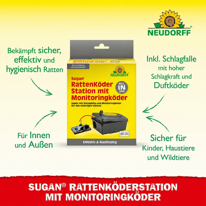 Sugan RattenKöderStation mit Monitoringköder