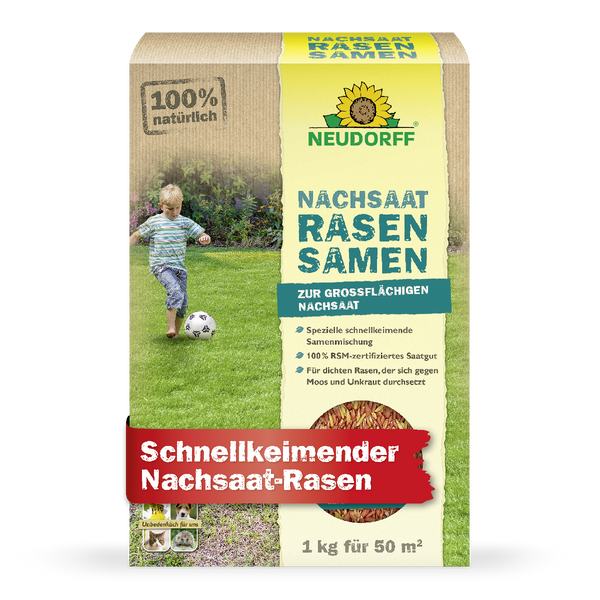rasensamen aufbewahren Neudorff Nachsaat Rasensamen schließt kahle Stellen im Rasen – Neudorff Shop