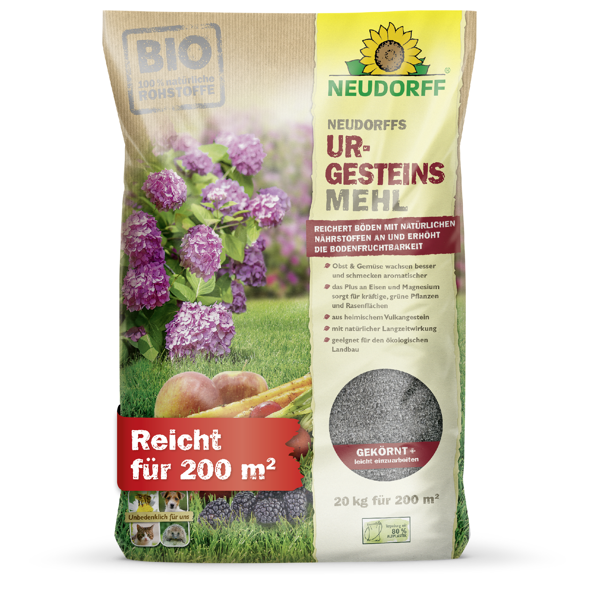 Neudorff Urgesteinsmehl – Erhöht die Fruchtbarkeit aller Bodenarten –  Neudorff Shop