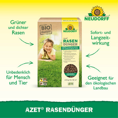 Azet RasenDünger 2,5 kg bis 5 kg