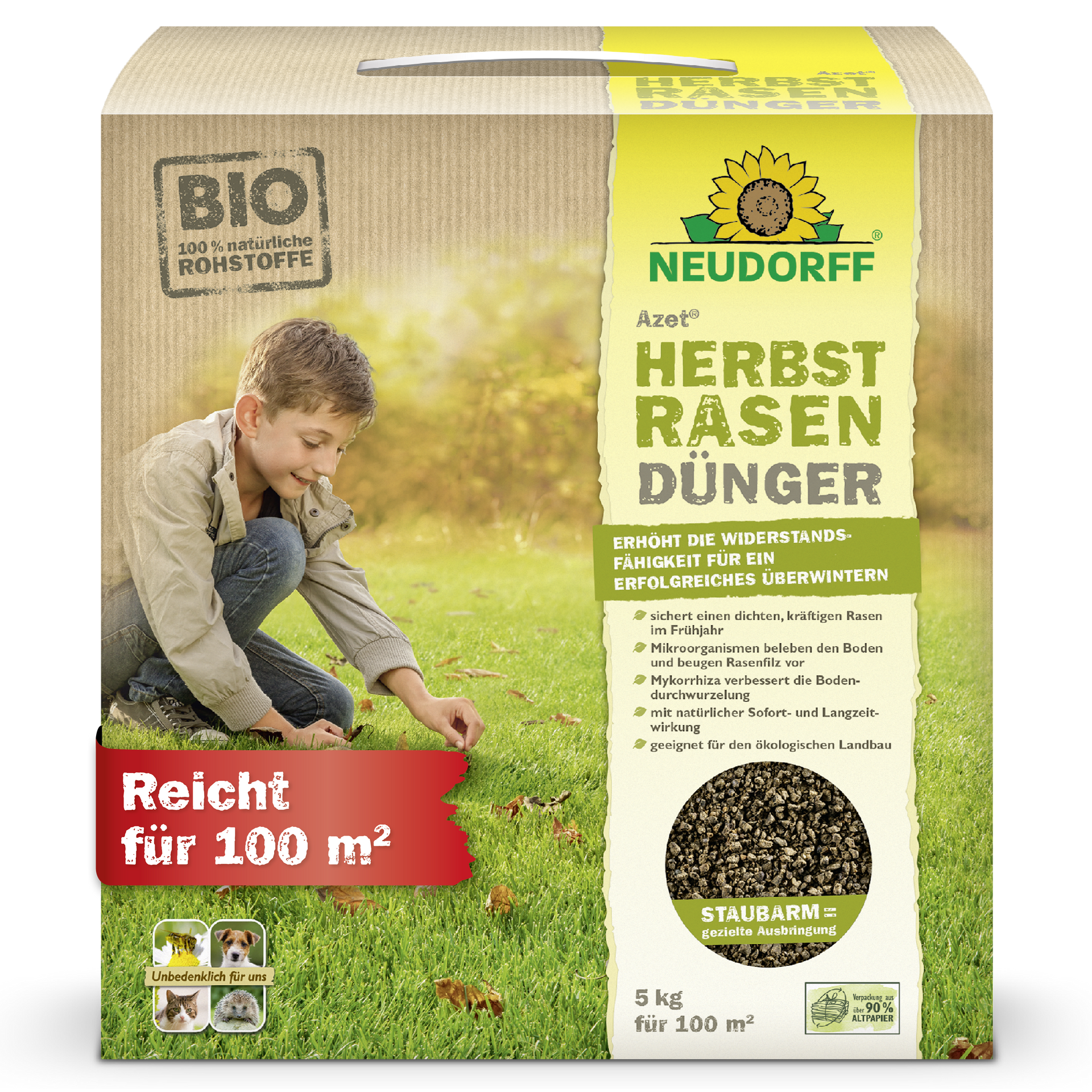 Azet HerbstRasenDünger – Neudorff Shop