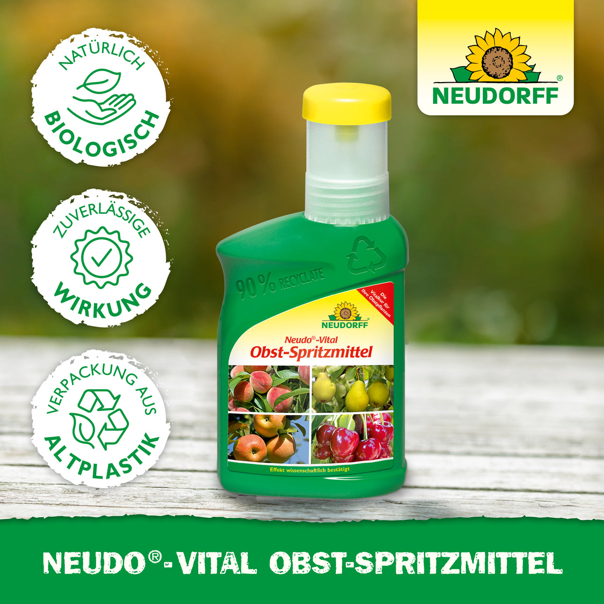 Neudorff NeudoVital ObstSpritzmittel Stärkt Obstbäume & Sträucher