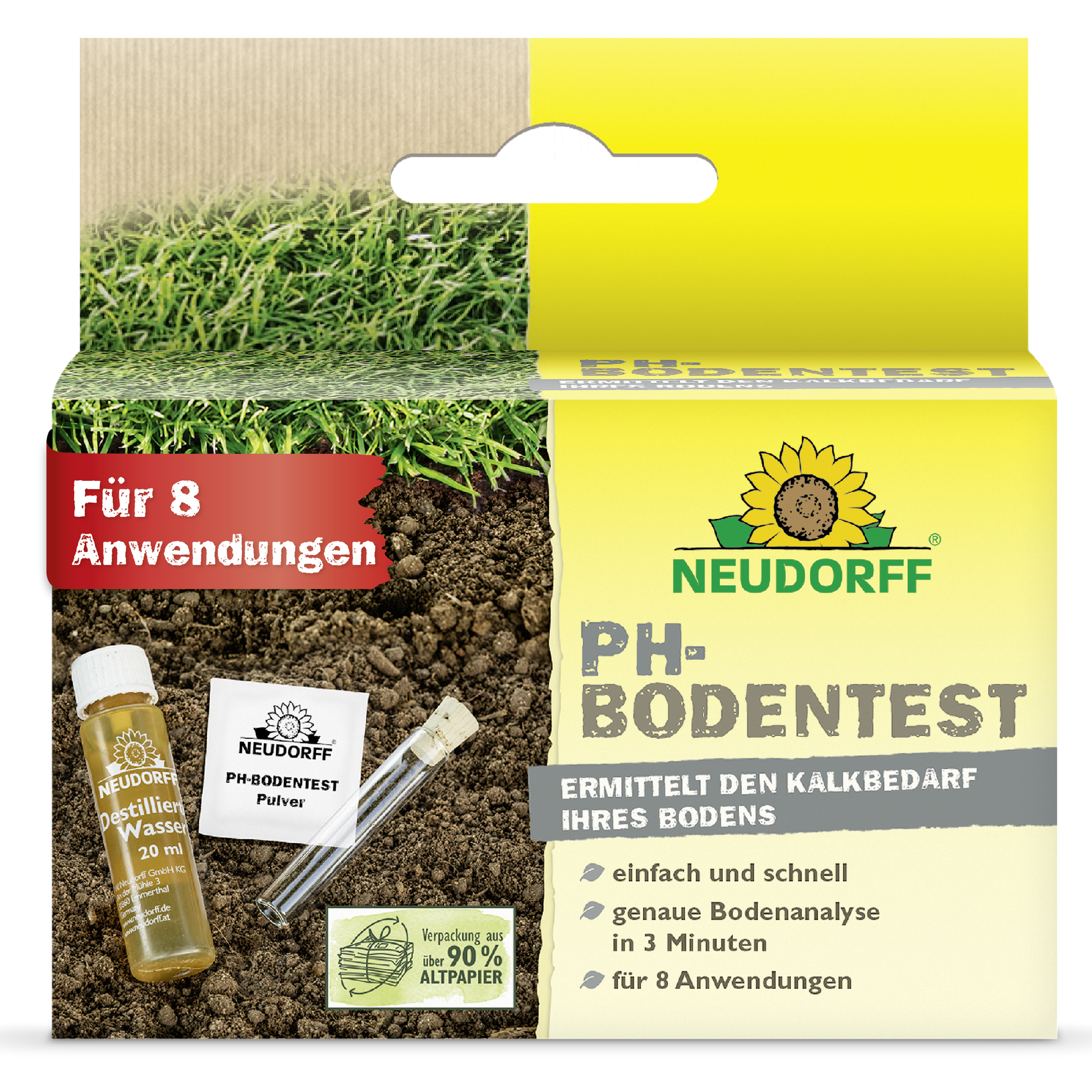 Neudorff pH Bodentest für Rasen & Garten: Kalkbedarf einfach bestimmen – Neudorff Shop