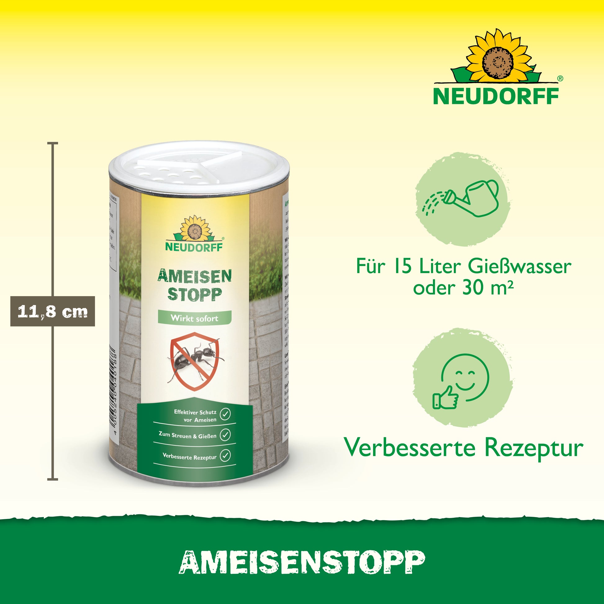 Meisen effktiv vertreiben mit AmeisenStopp von Neudorff - zum Gießen oder Streuen