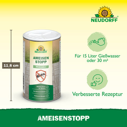 Meisen effktiv vertreiben mit AmeisenStopp von Neudorff - zum Gießen oder Streuen