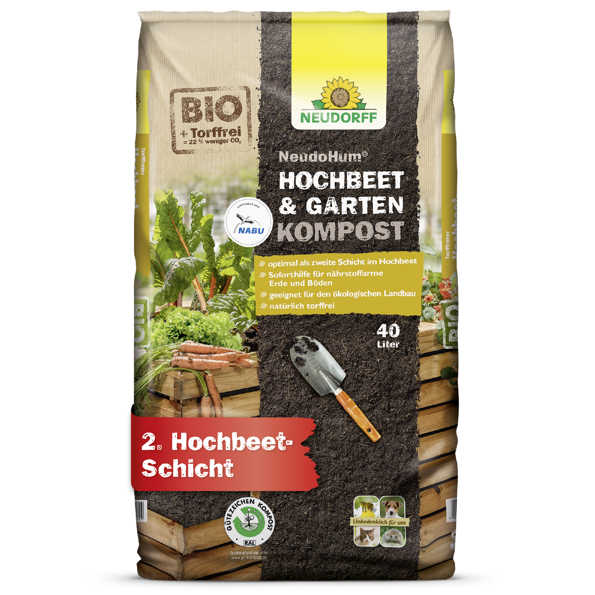 NeudoHum Hochbeet- & GartenKompost – Für prächtige, gesunde Pflanzen –  Neudorff Shop