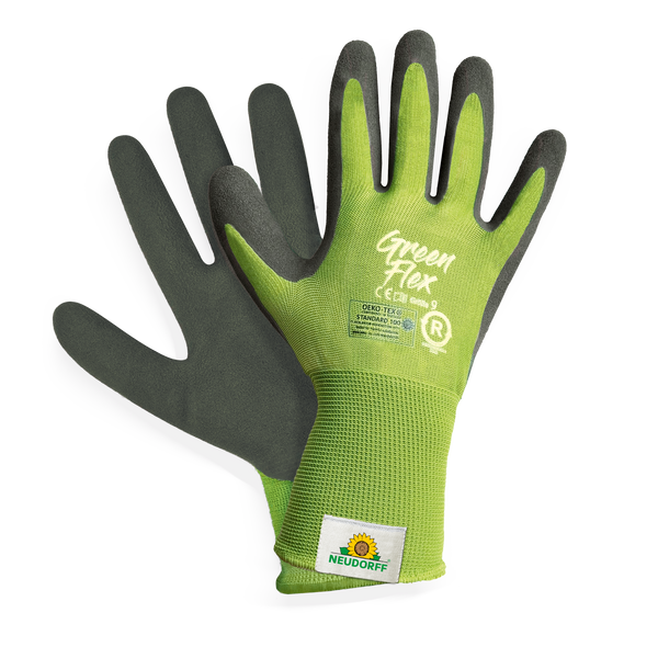 meister des alltags der mann mit den grünen handschuhen KIXX Handschuh Green Flex – Neudorff Shop